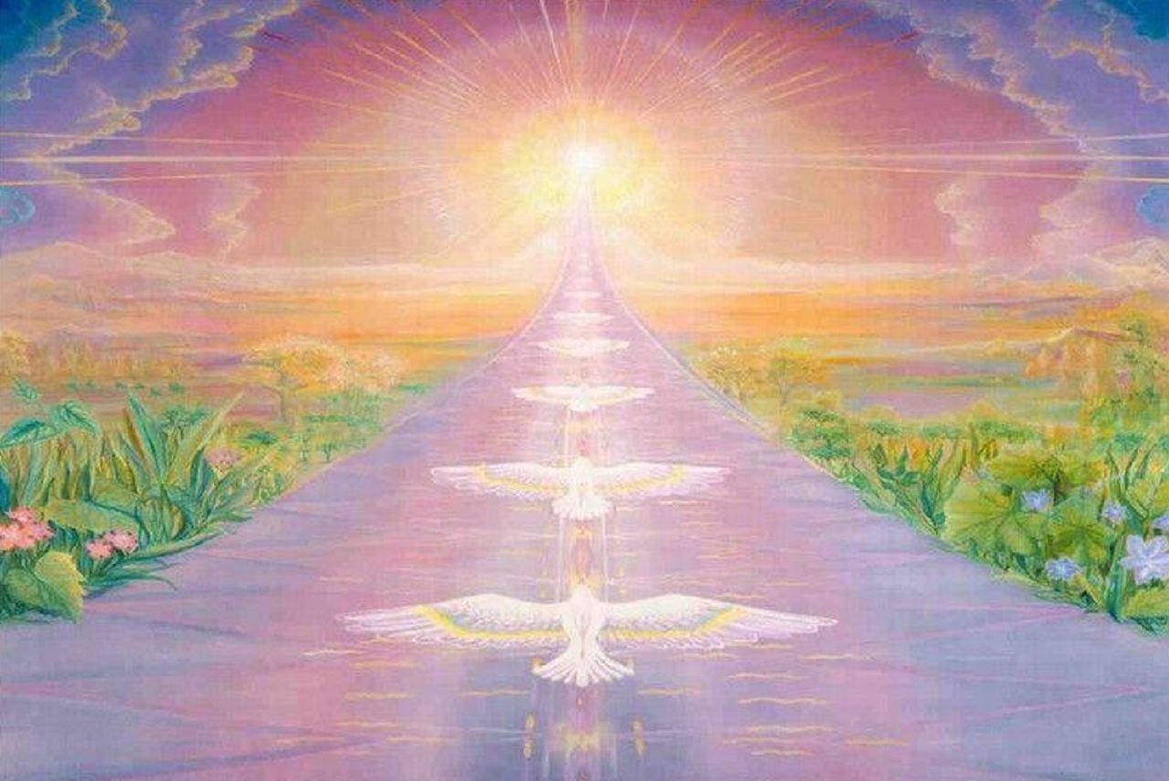 Духовный это какой. Энергетические картины Елены Саппа. Божественный свет. Божественная энергия рейки. Божественный свет природы.