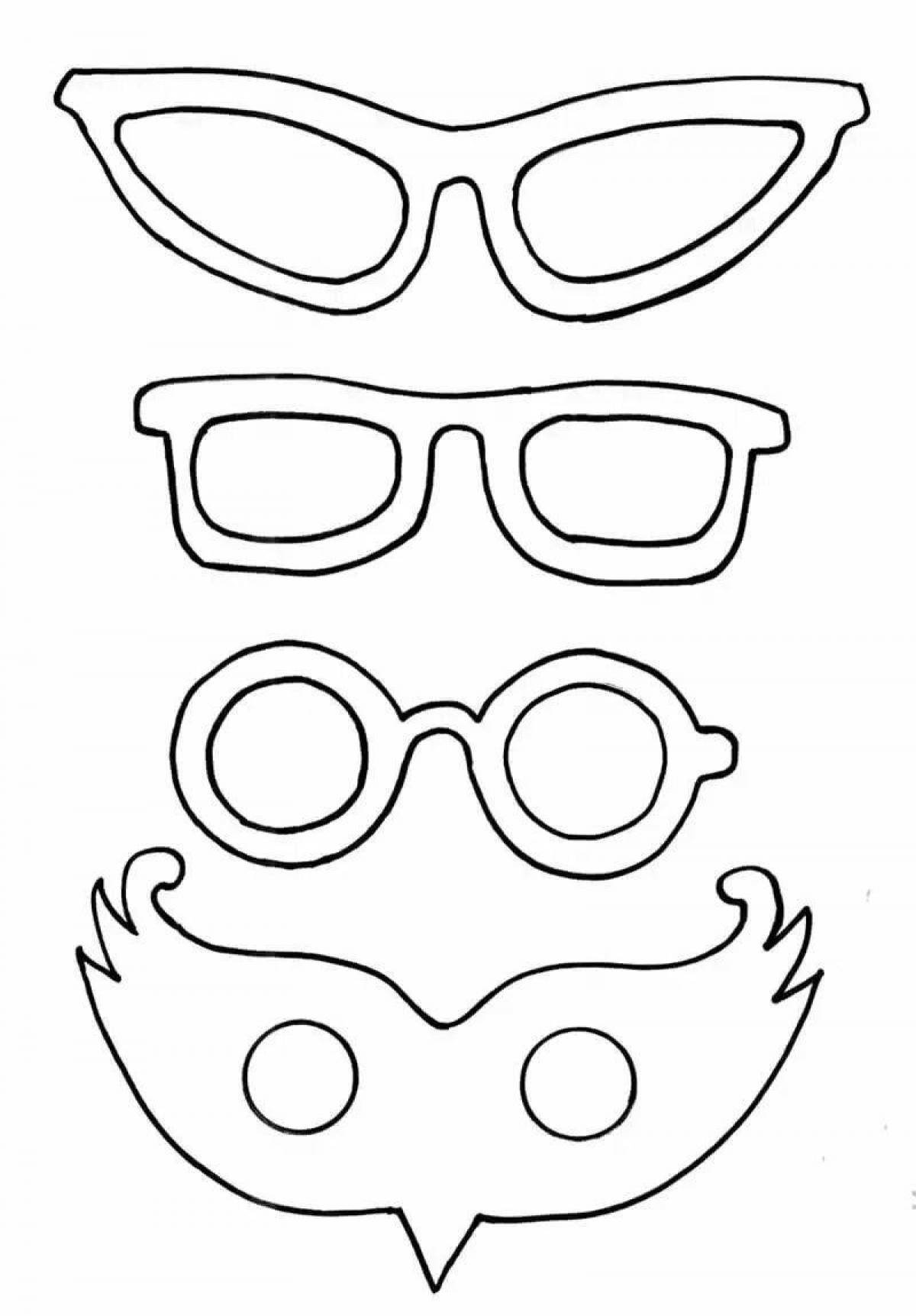 Шаблон маски на 1 апреля. Очки трафарет. Трафарет очков для детей. Трафареты для фотосессии очки. Очки на палочке для фотосессии.