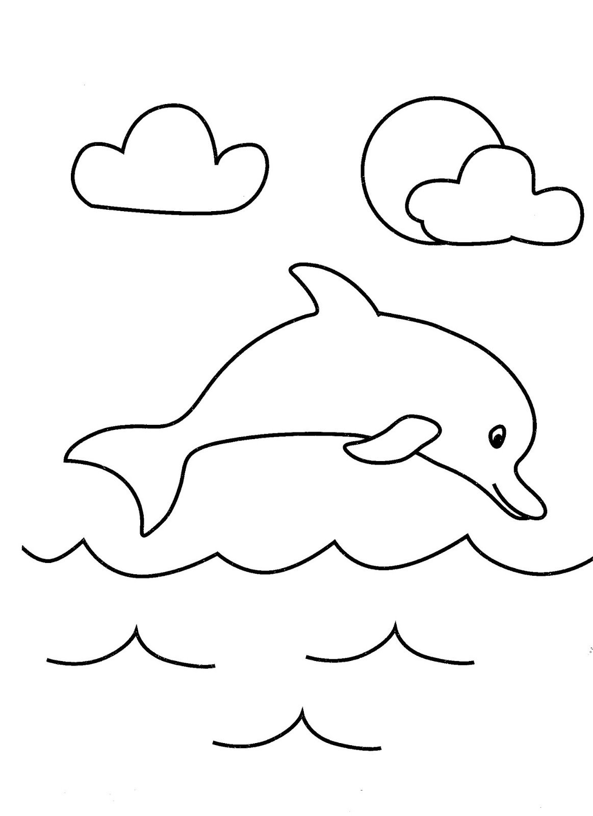 Самый простой шаблон. Простые рисунки для малышей. Рисунки для раскрашивания. Разукрашки для детей. Дельфин раскраска для детей.