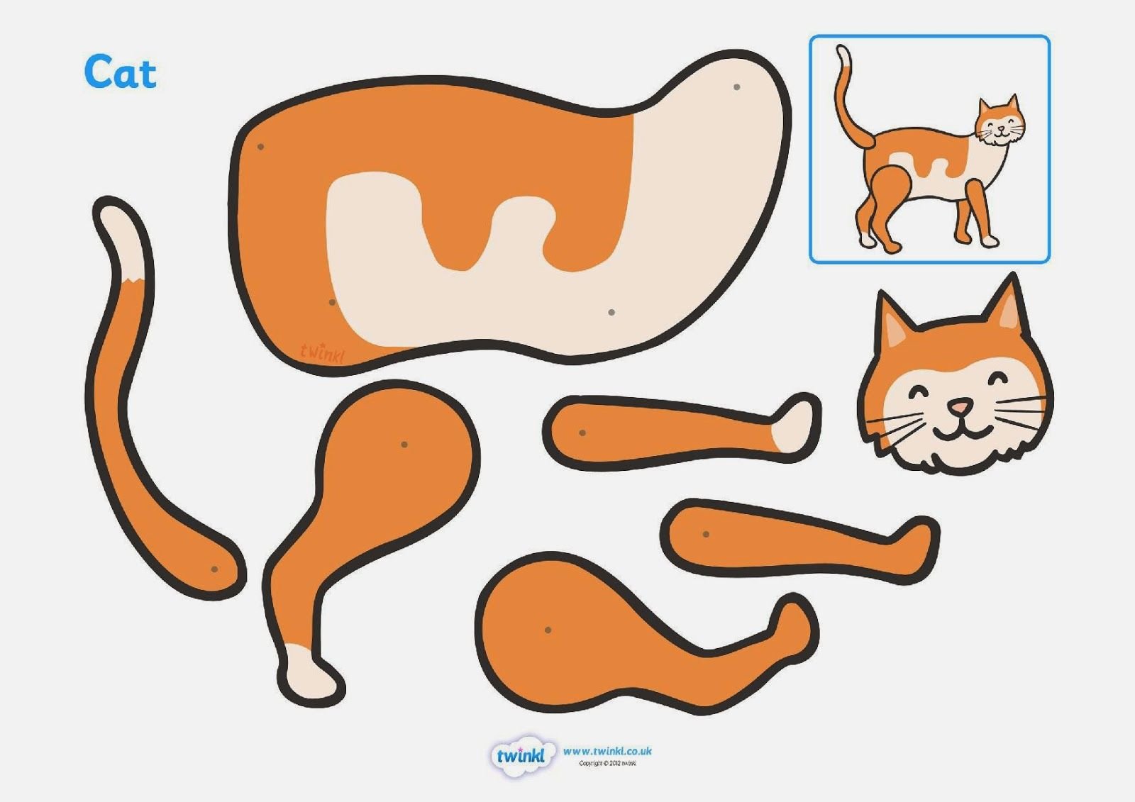 Картинки по частям. Кошка аппликация для детей. Детали кошки для аппликации. Части тела кошки для детей. Аппликация кошка для малышей.