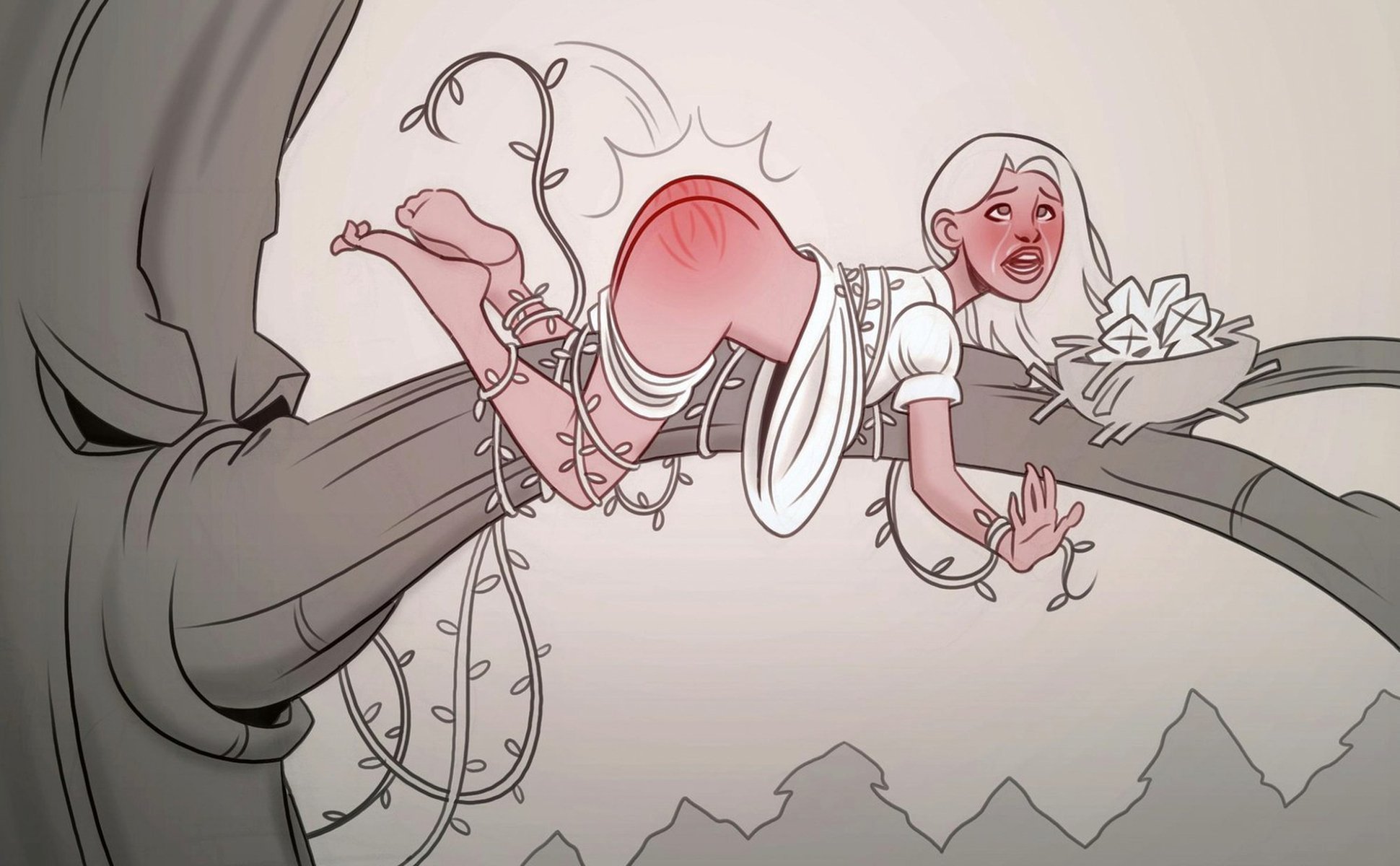 Спанкинг арт.