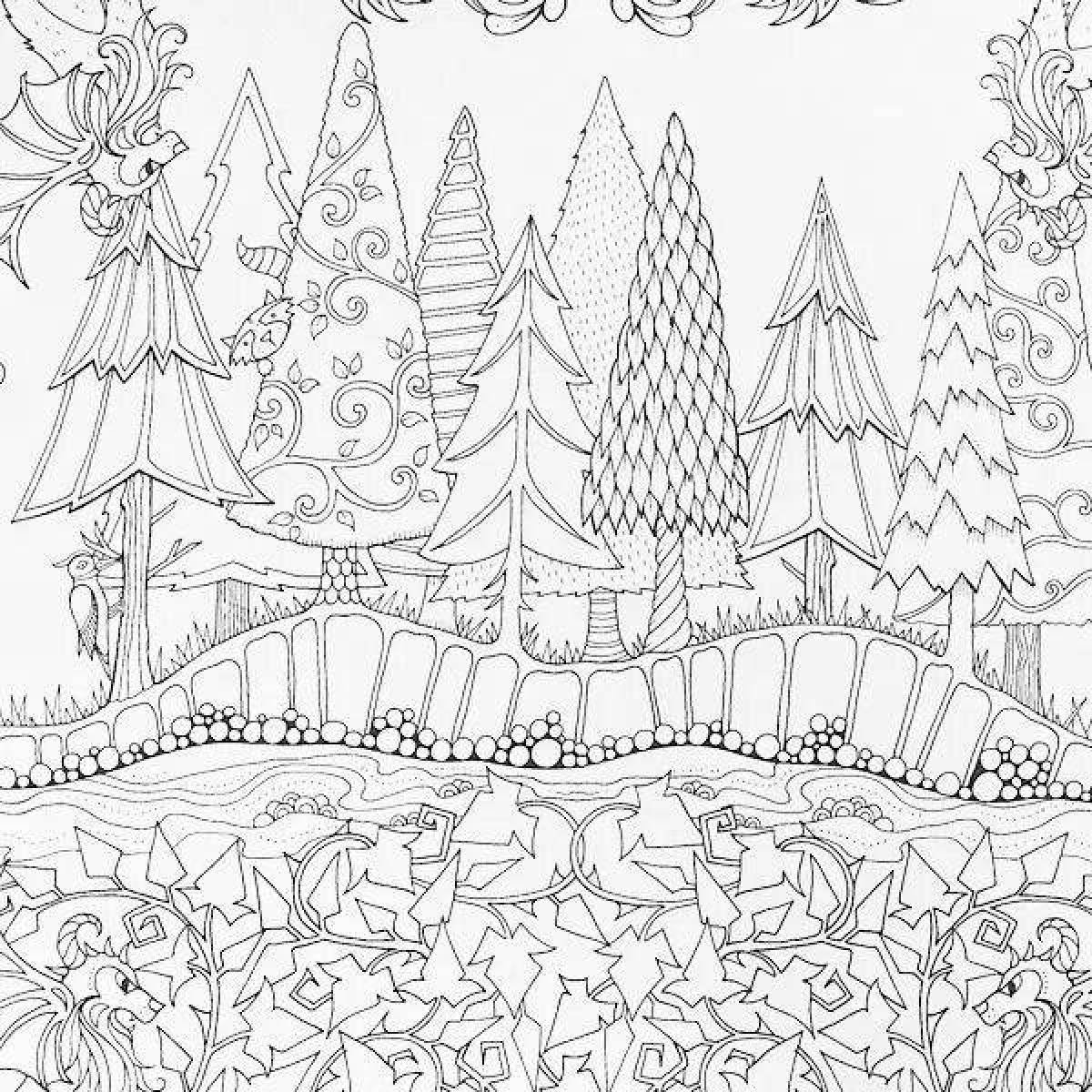 Заколдованный рисунок. Бэсфорд Зачарованный лес. Раскраска заколдованный лес Джоанна Басфорд. Раскраска "сказочный лес". Раскраска антистресс лес.