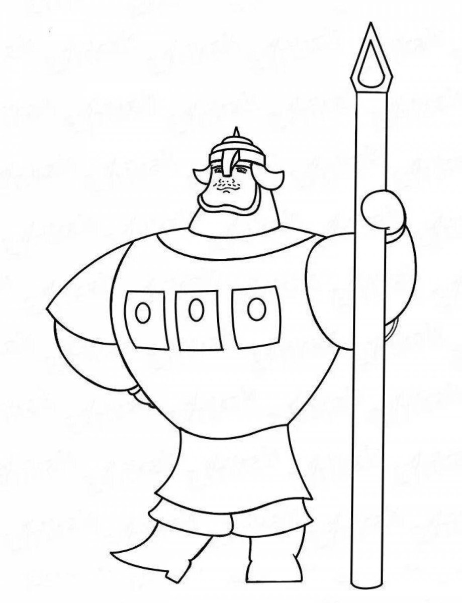 Рисунок на тему былины