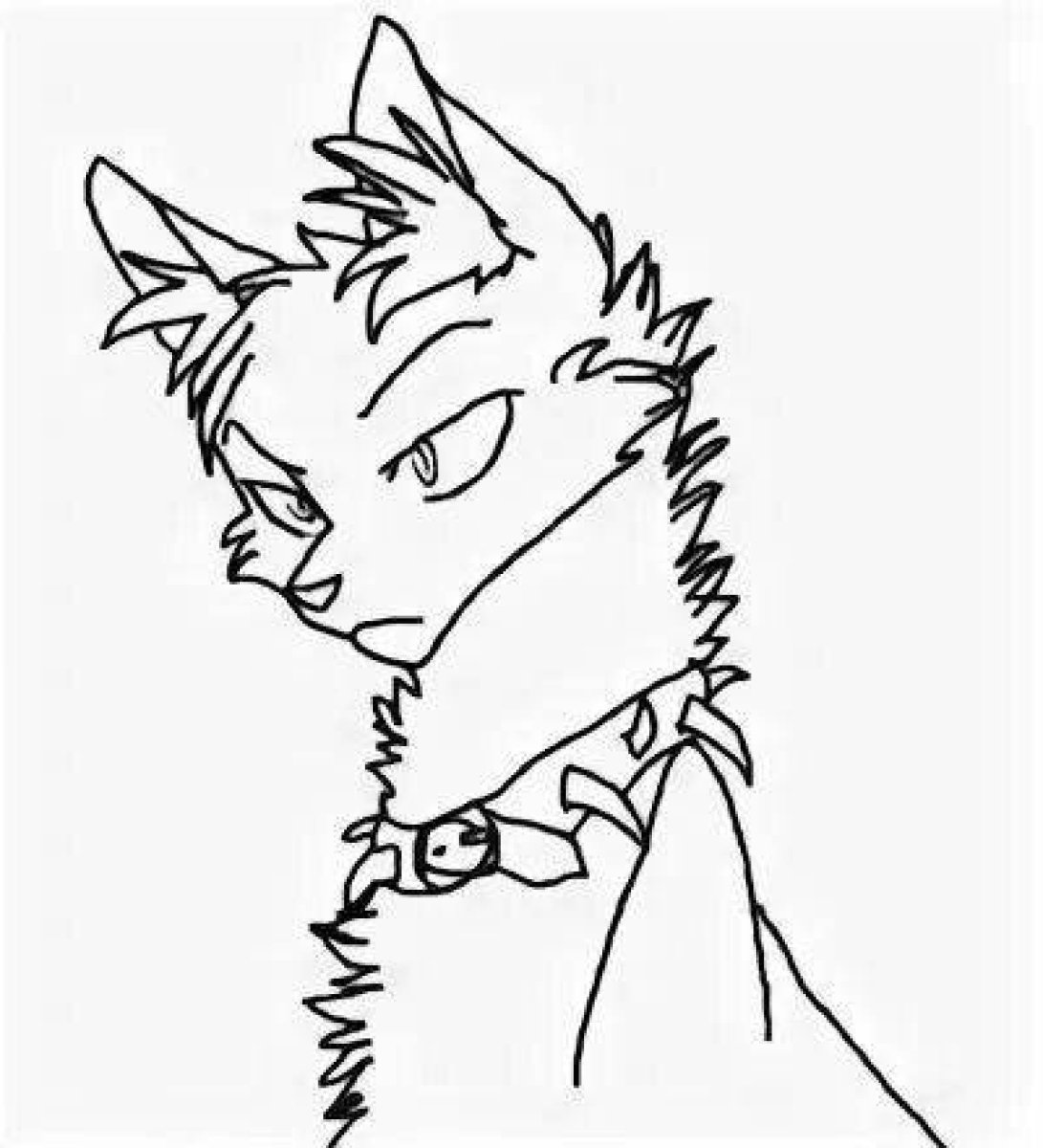 Кот бич раскраска