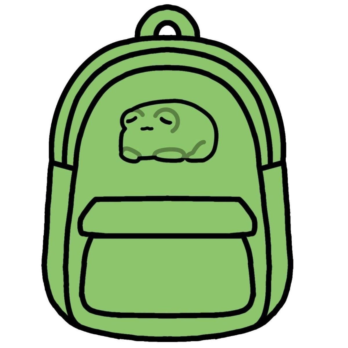 Раскраска рюкзак для уточки лалафанфан