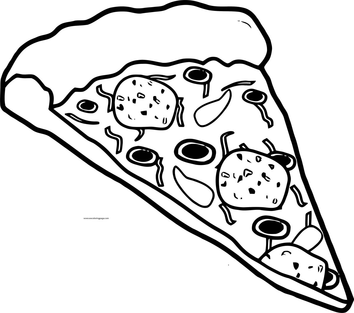 Пицца черно белая