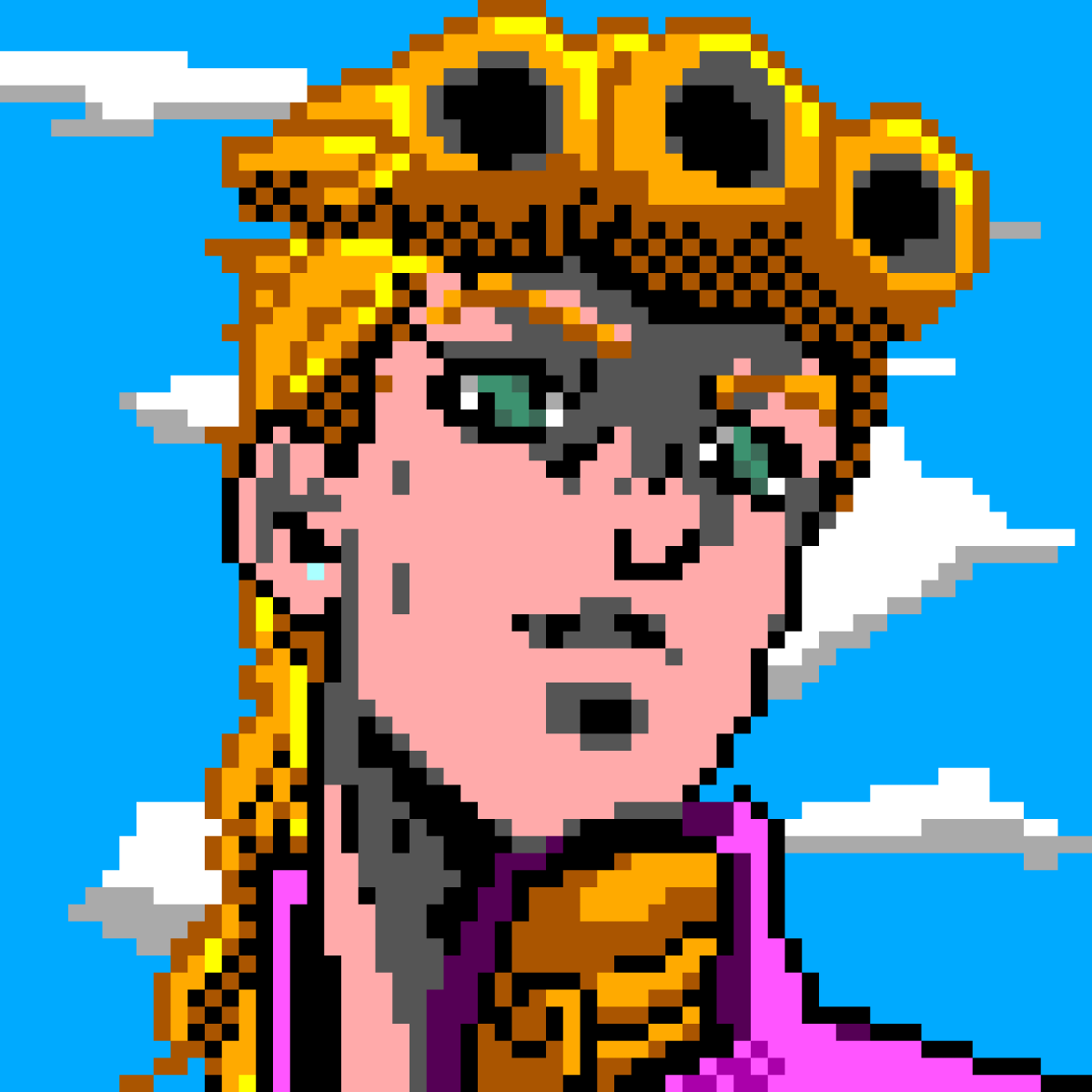 Джоджо пиксель арт