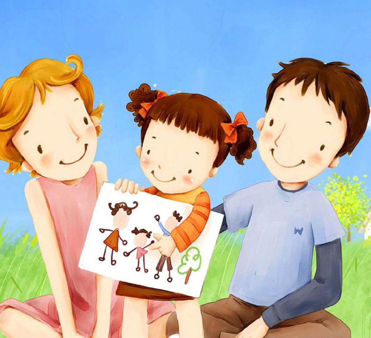Реклама мамы папы. Семья рисунок. Родители и дети. Родители и дети картинки. Счастливая семья рисунок.