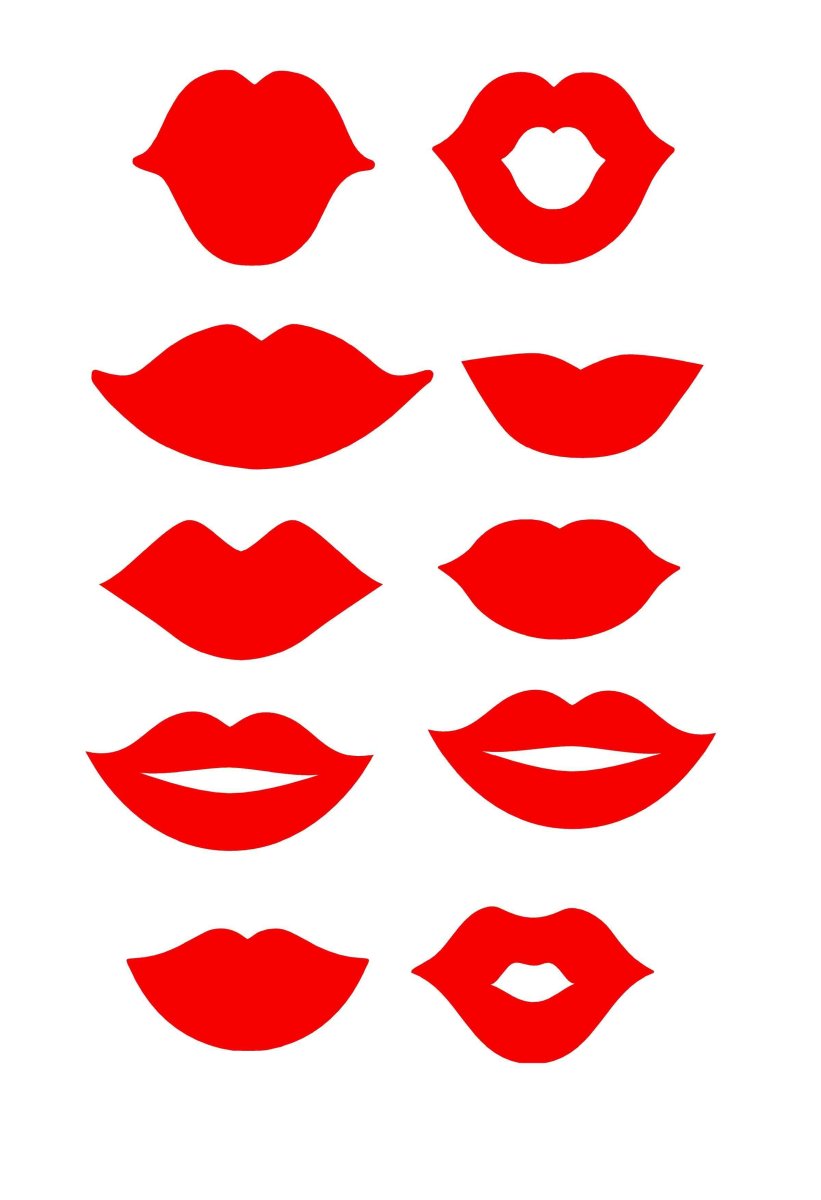 Улыбка шаблоны для вырезания