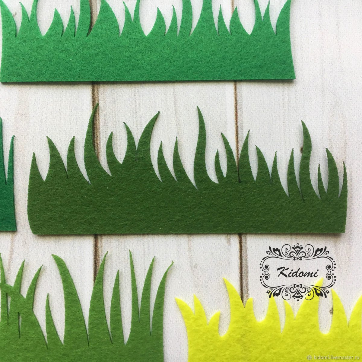 Шаблон травки