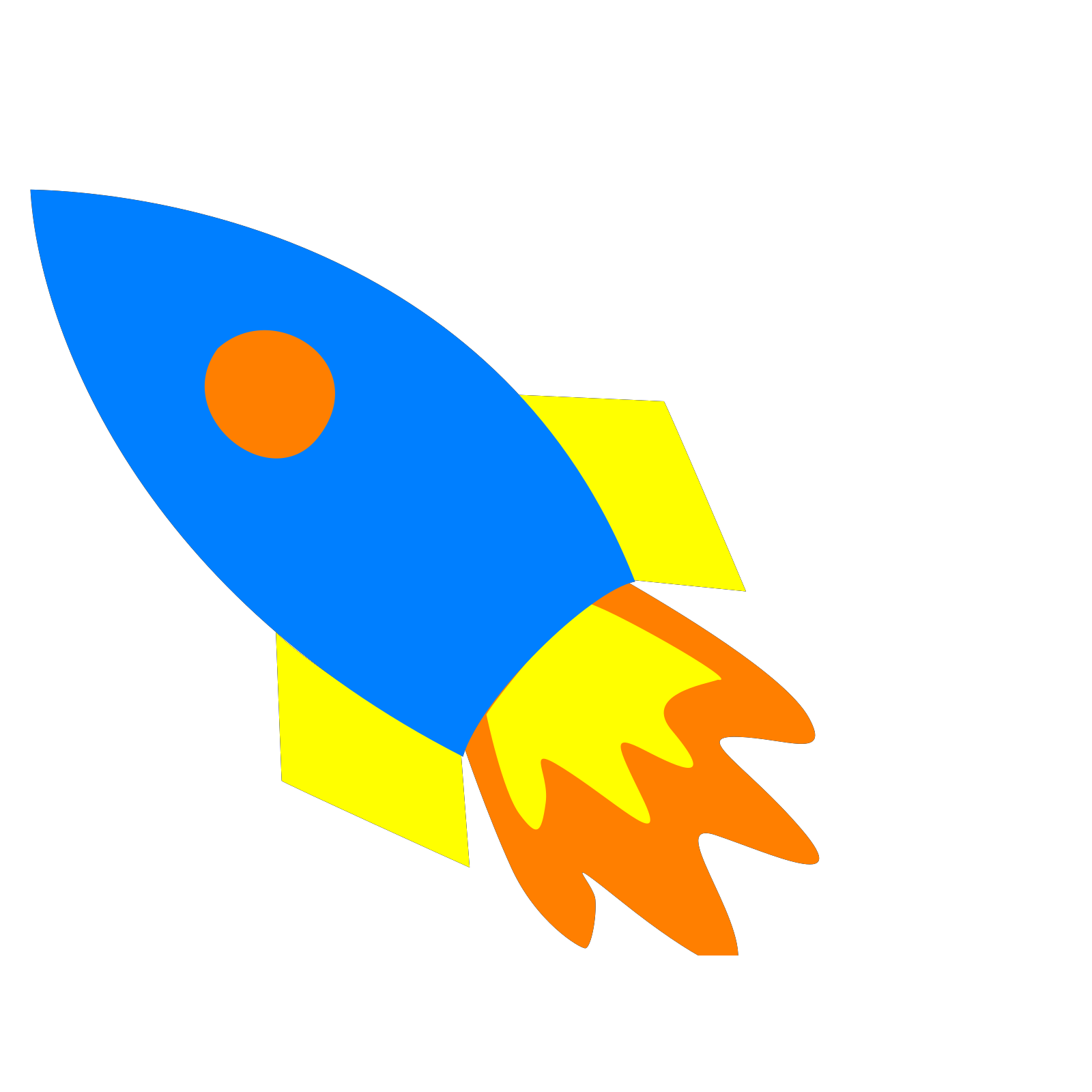 Аппликация. Ракета. Ракета для детей. Изображение ракеты для детей.