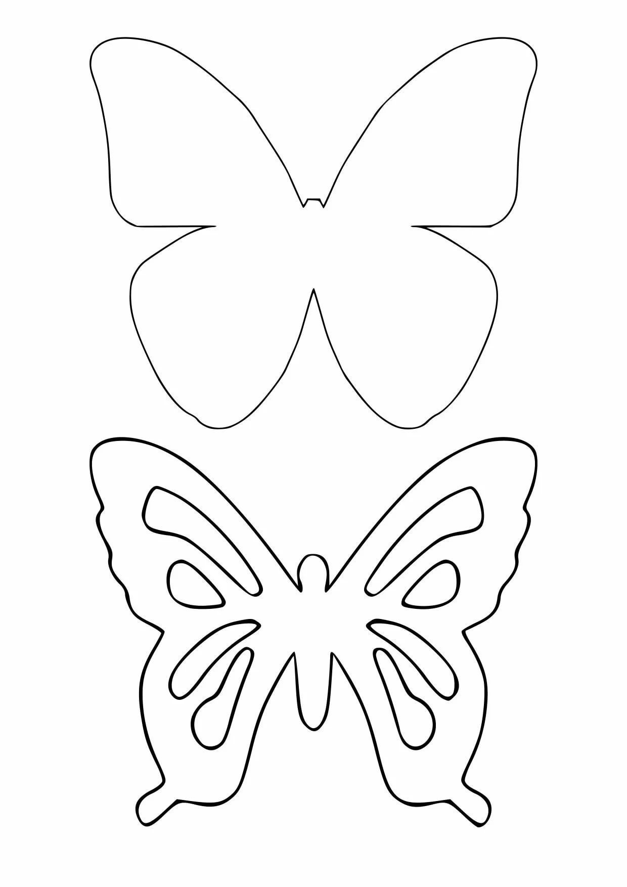Трафарет самоклеящийся «Бабочки» 25х35 см