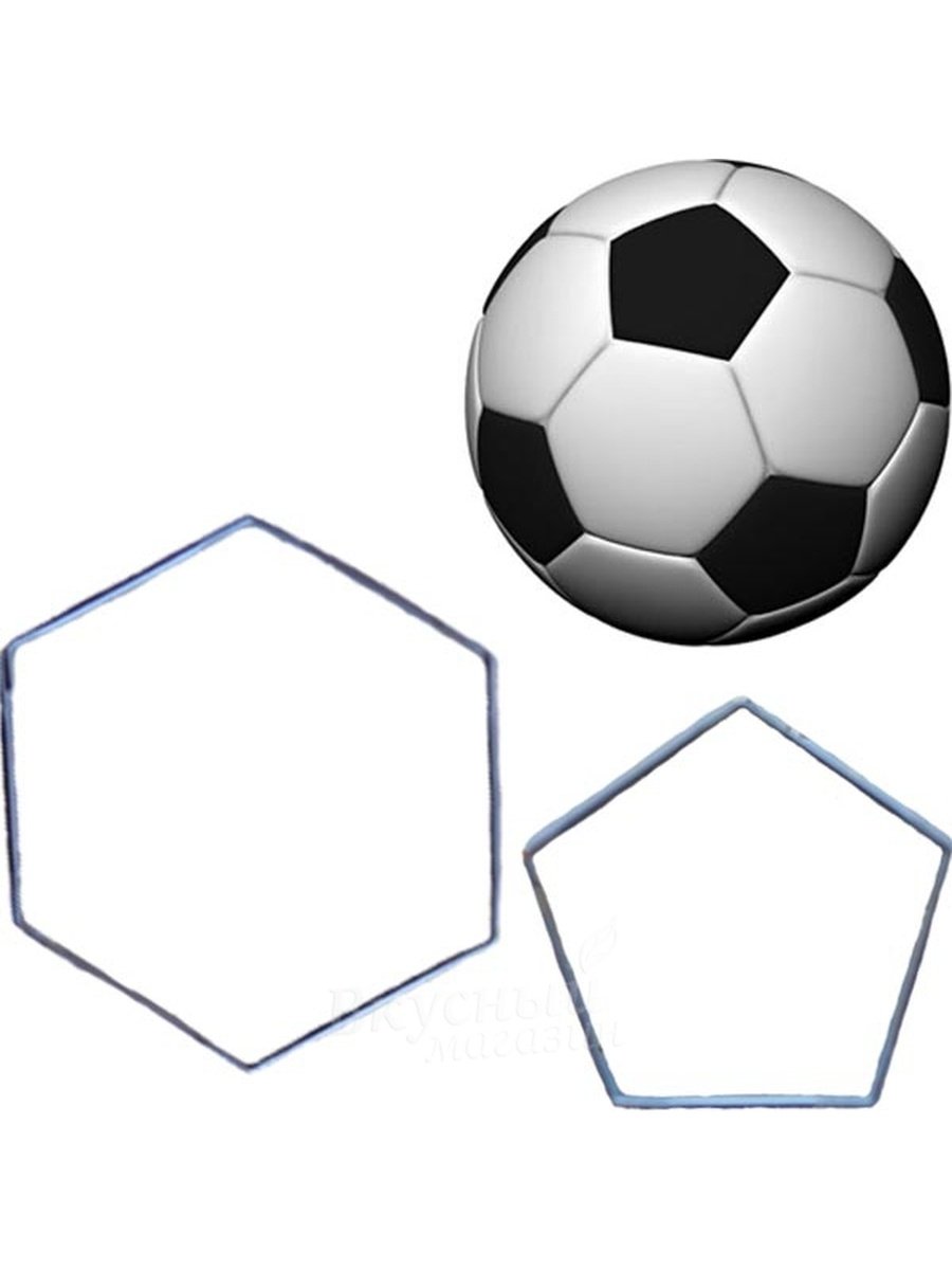 Шаблон футбольного мяча