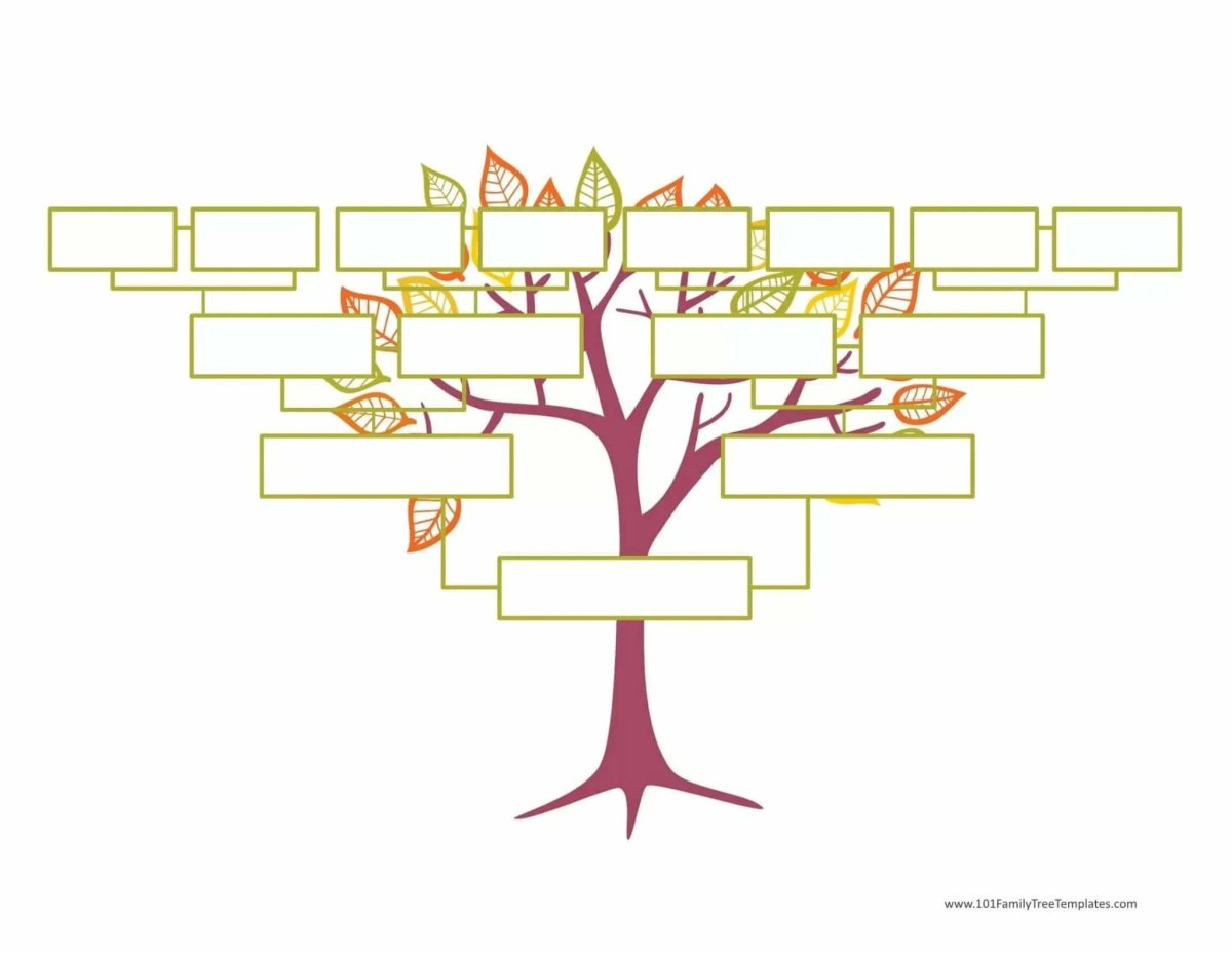 Family Tree Drawing Printable