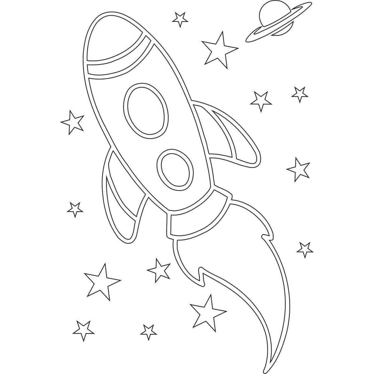 Шаблон ракеты для вырезания - 62 фото