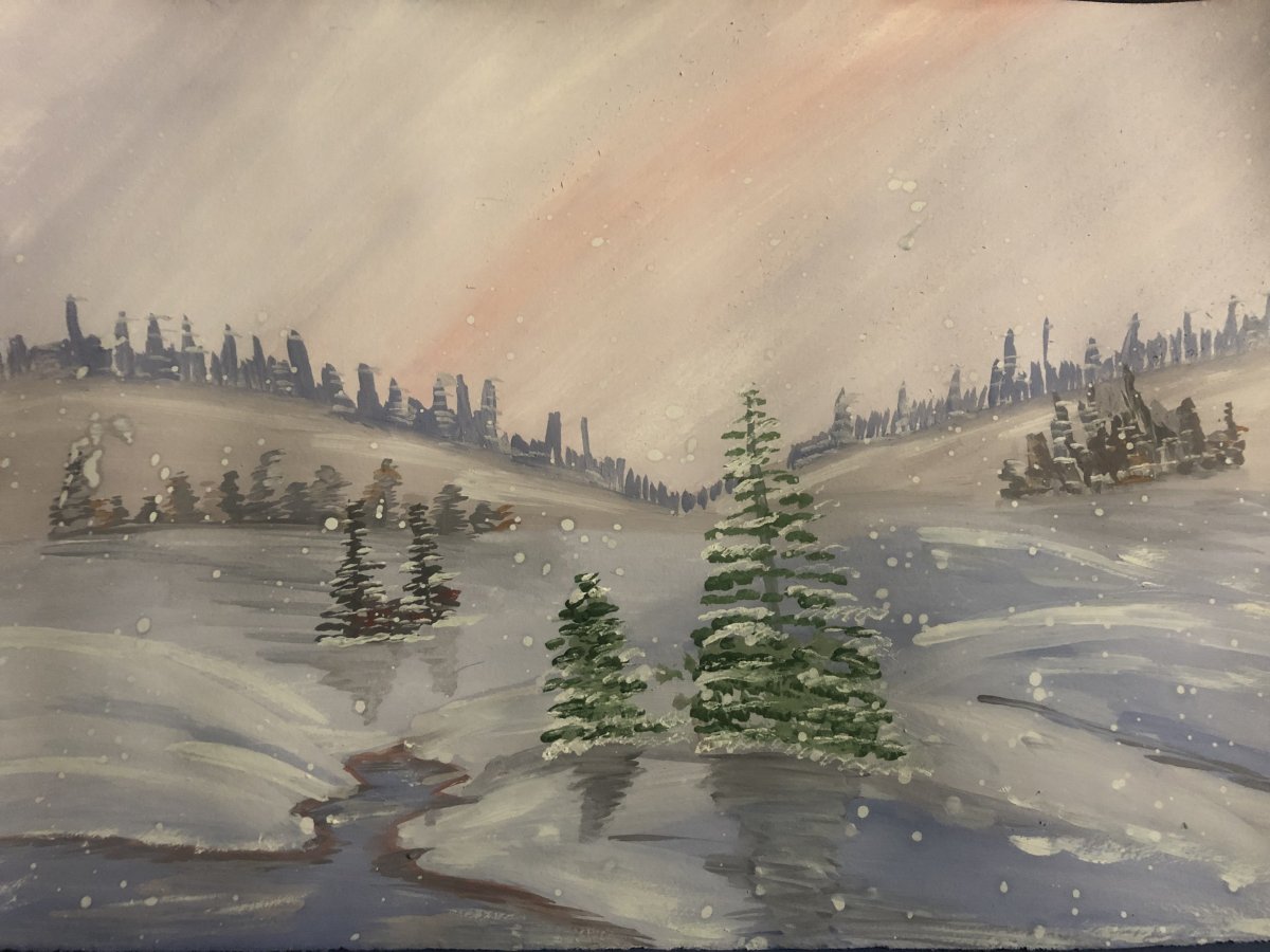 Вивальди зима рисунок